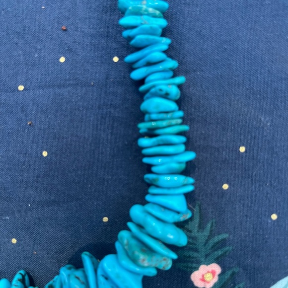 Turquoise and Sterling Silver necklace - Picture 11 of 13